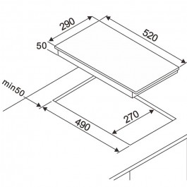 Placa Vitrocerámica Artica AEV6002E Slider 3000W de 30cm