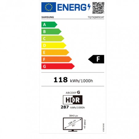 Televisor Samsung TQ75QN95CATXXC 75" Neo Qled Smart Tv