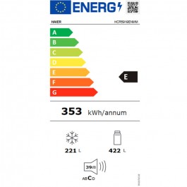 Frigorífico Haier HCR5919ENMM Inox No Frost