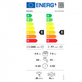 Lavasecadora Siemens WK14D543ES de 7/4 kg 1400rpm