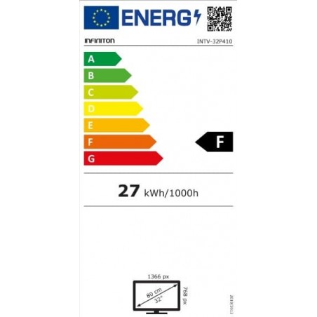 Televisor Infiniton INTV32P410 de 32" Led