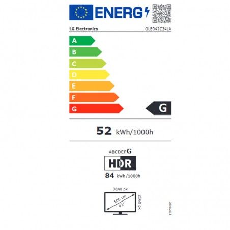 Televisor Lg OLED42C34LA 42" Oled Smart Tv