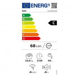 Lavadora Svan SL10400CIDVB 10Kg 1400rpm