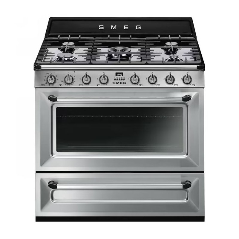 Cocina Smeg TR90X91 Inox de 90cm gas