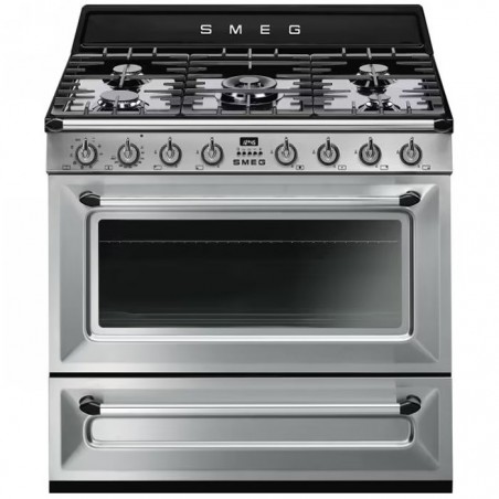 Cocina Smeg TR90X91 Inox de 90cm gas