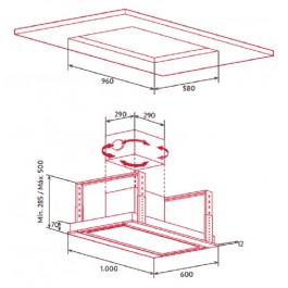 Campana Nodor NorBreeze DEIMOS 1000 RD de 100cm