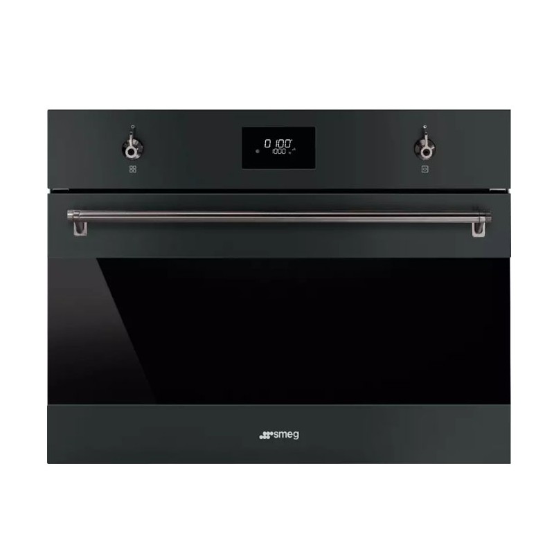 Horno Microondas Clasica Negro Smeg SF4301MN 60cm Negro