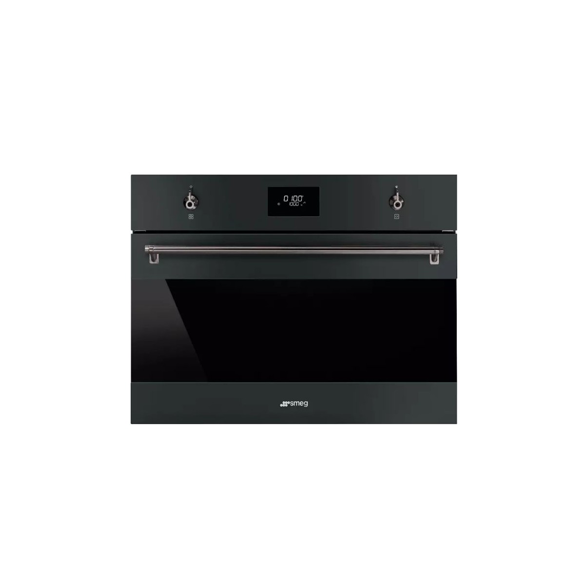 Horno Microondas Clasica Negro Smeg SF4301MN 60cm Negro