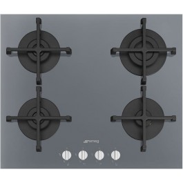 Encimera Smeg PV264S de 60cm Cristal Plata