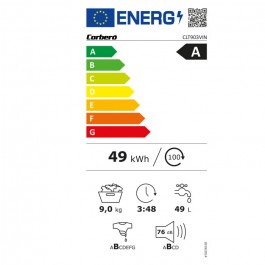 Lavadora Corbero CLT903VIN 9kg 1400rpm