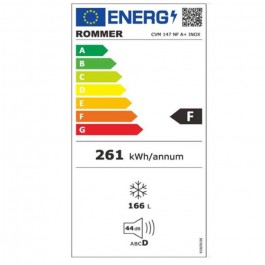 Congelador Rommer CVM No Frost Inox