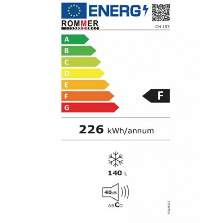 CH153 - CONGELADOR ARCON DUAL COOLING 64X56 140L F ROMMER