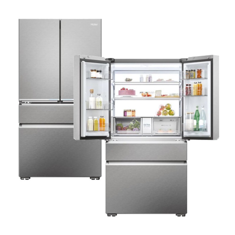 Frigorifico Americano Inox Haier HFW7918ENMP de 178cm No Frost