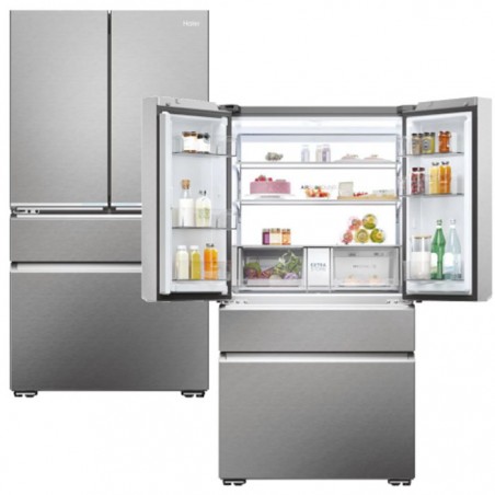 Frigorifico Americano Inox Haier HFW7918ENMP de 178cm No Frost