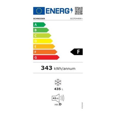 Arcon SCHNEIDER SCCFD446W+ de 87cm Blanco