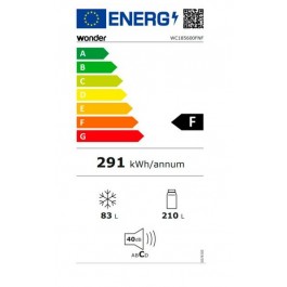 FRIGORIFICO COMBI de 185cm No Frost WONDER WC185600FNF