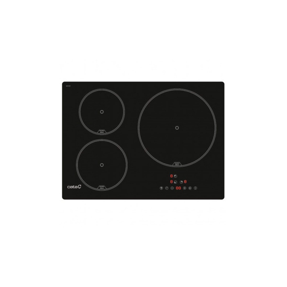 Vitrocerámica Induccion Cata IB5003BK 60cm 3 Zonas