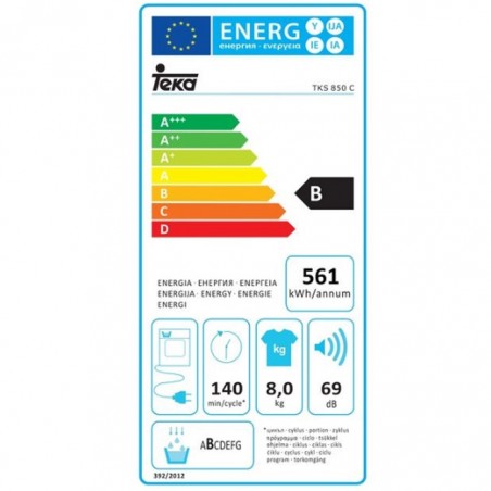 Secadora Teka TKS850C 8kg Condensación