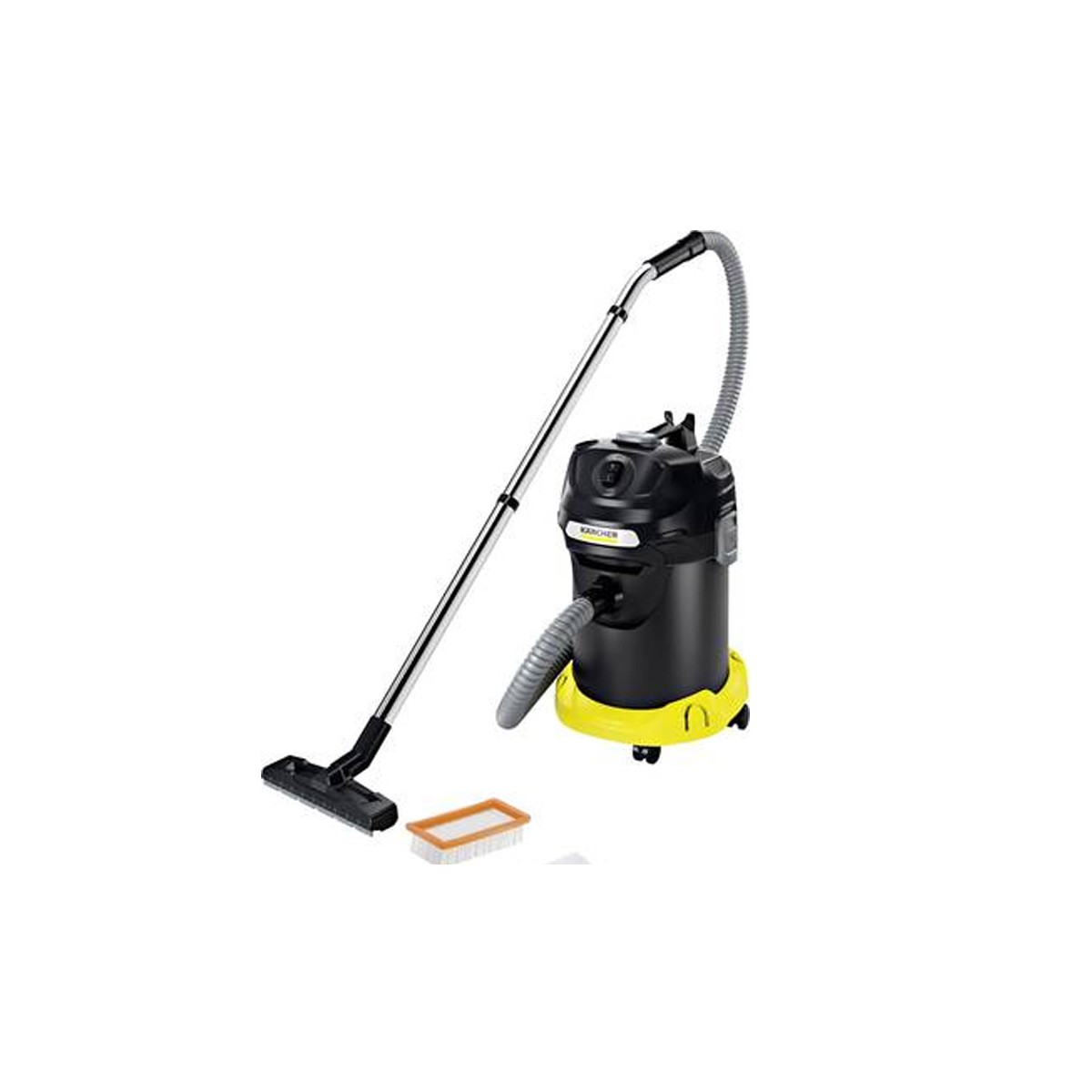 Aspiradora Karcher AD4 de 600W Negro y Amarillo