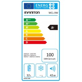 Vinoteca Infiniton WCL-12W 12 botellas Clase A+