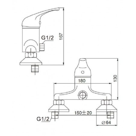 Grifo baño Nova NOR04