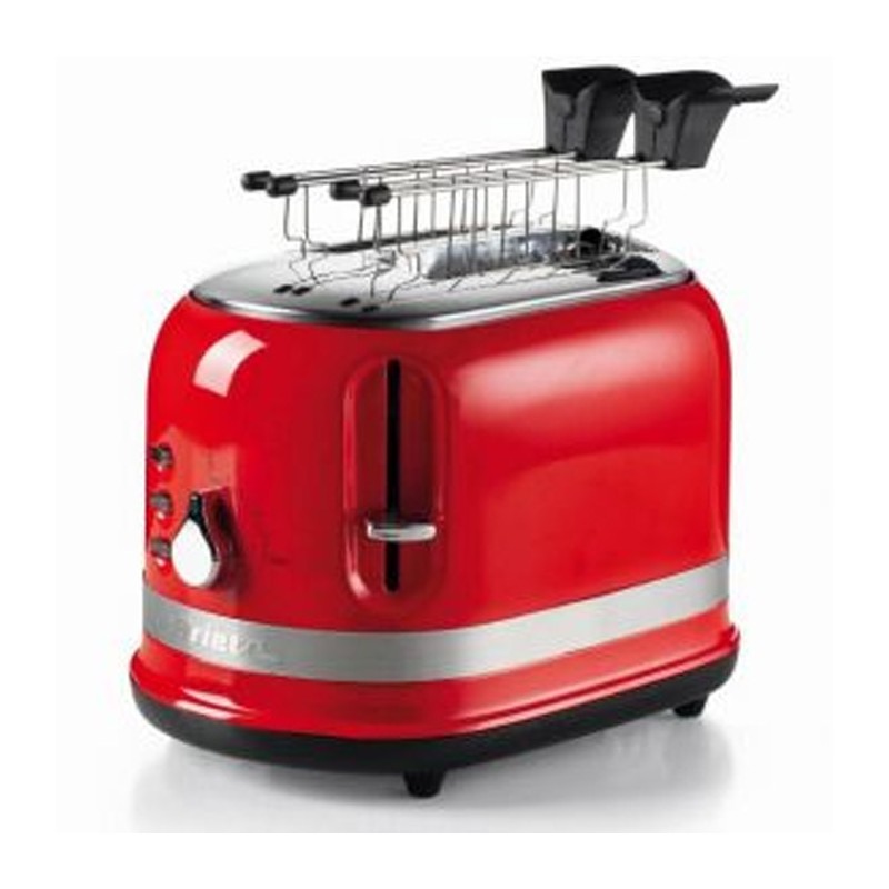 Tostadora Ariete 14900 de 6 Niveles 3 funciones Roja