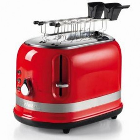 Tostadora Ariete 14900 de 6 Niveles 3 funciones Roja