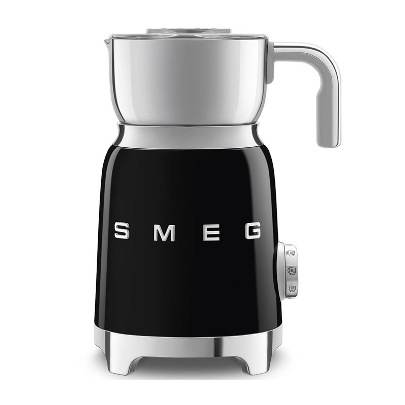 Espumador de Leche Smeg MFF11BLEU de 600ml 500w Negro