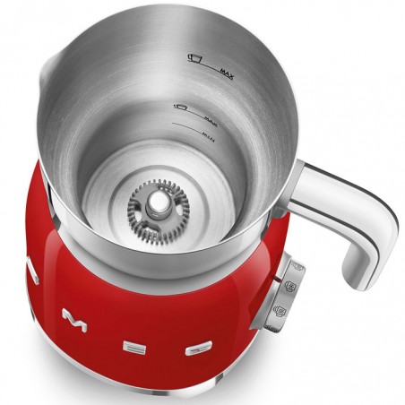 Espumador de Leche Smeg MFF11RDEU de Rojo 500w