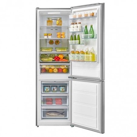 Frigorífico Combi Midea MB359A1WA No Frost Inox