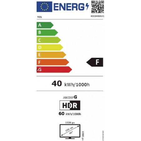 Televisor Tcl 40S5400A de 40" Full Hd Led Smart Tv