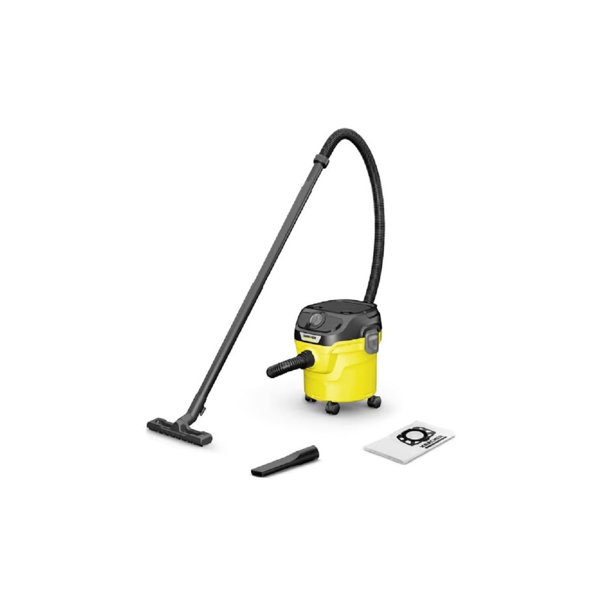 Aspiradora Karcher KWD1 de 1000w 12 Litros Negro y Amarillo