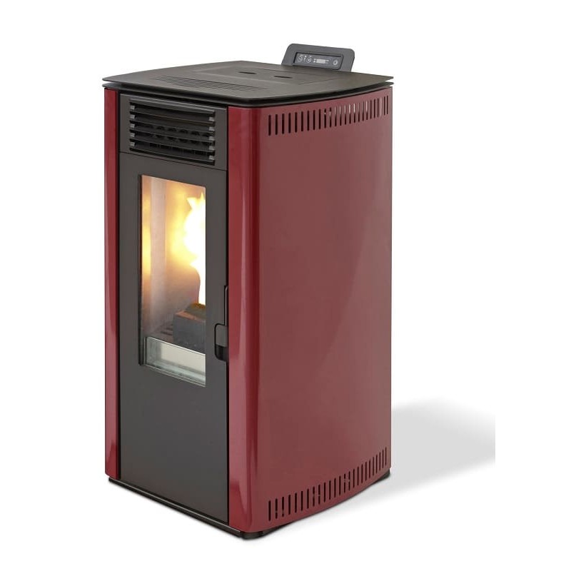 Estufa Qlima EUROSTOVE 65 S de Gas Natural Rojo