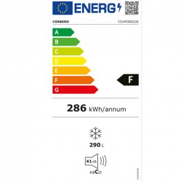Congelador Corbero CCHM30022E de 112cm