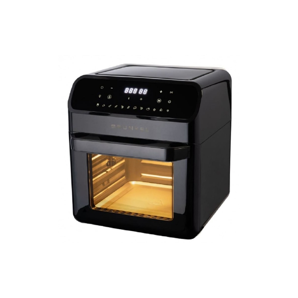 Freidora Grunkel OVENBLACK de 6 litros 1400 w Negro