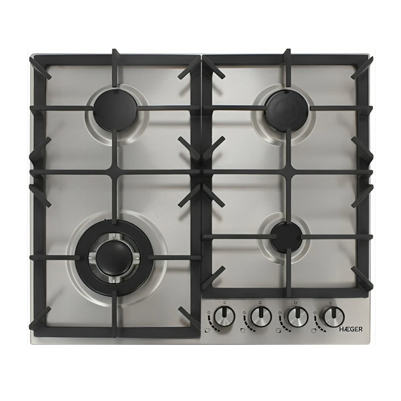 Encimera Haeger PG4GI005A 4 Fuegos Gas Inox