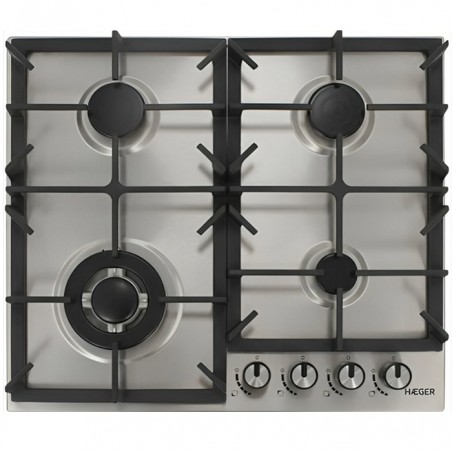 Encimera Haeger PG4GI005A 4 Fuegos Gas Inox