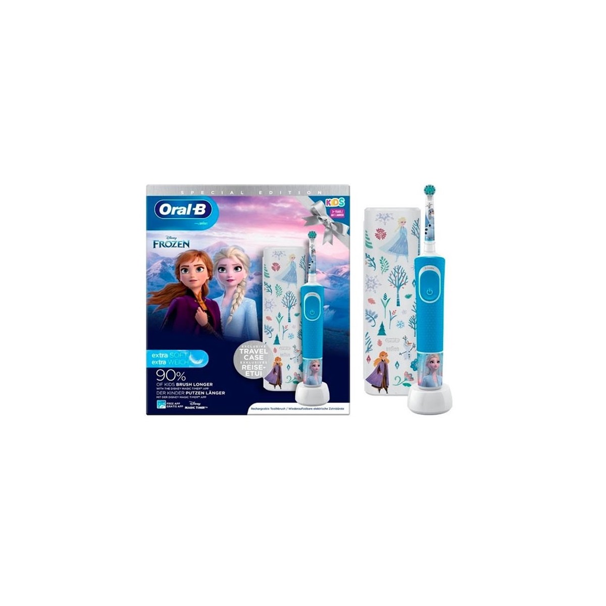 DENTAL Vitality Pro Kids Frozen + Funda Viaje