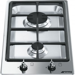 Comprar Encimera  SMEG PGF32G de 30 cm 2 fuegos Inox Oferta Outlet