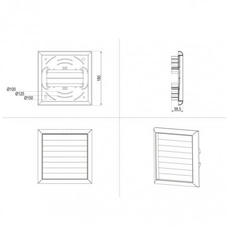 Grilla exterior Electrolux M2CKCF12