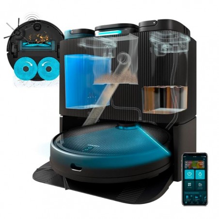 Aspirador Robot Conga Cecotec 11090 Spin Revolution Home wash