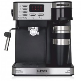Comprar Cafetera Haeger CM145008A Espresso Goteo Termo 15Bar Oferta Outlet