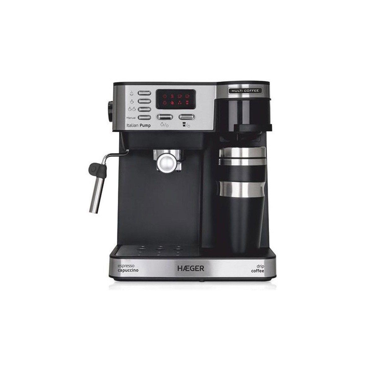 Cafetera Haeger CM145008A Espresso Goteo Termo 15Bar