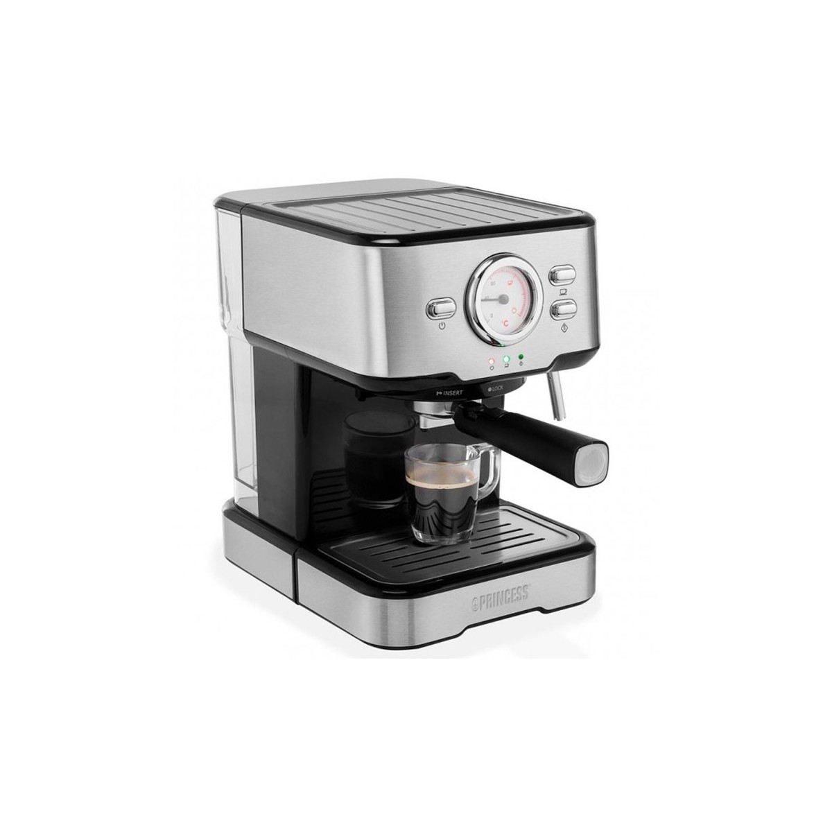 Cafetera Espresso Princess 249412 20 Bar Inox