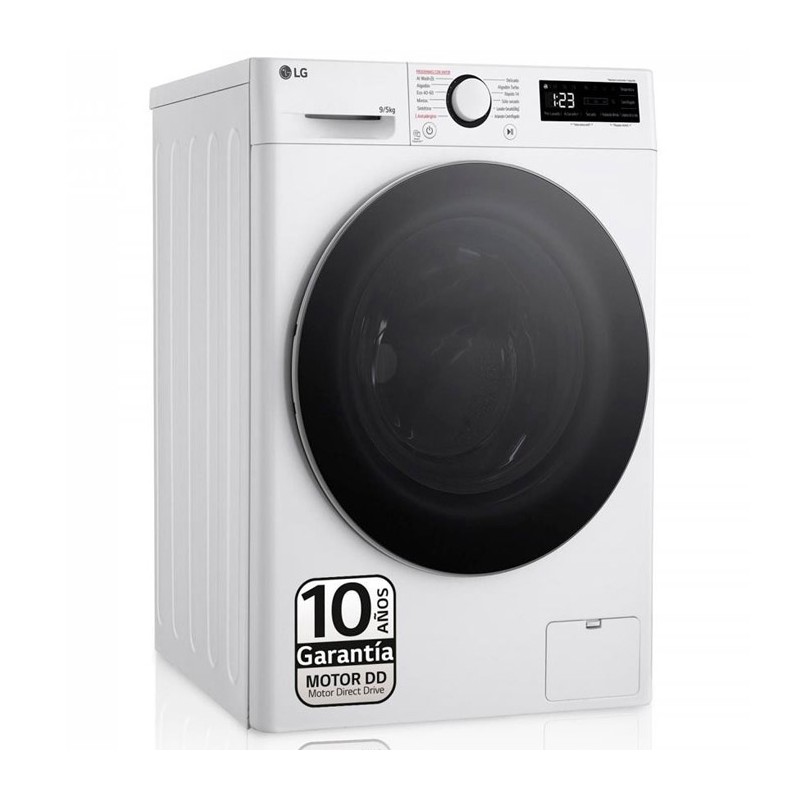 Lavasecadora Lg F2DR5S09A1W Blanco 9Kg 1200rpm