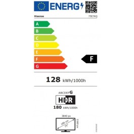 Televisor Hisense 75E7KQ de 75" SmartTv 4K