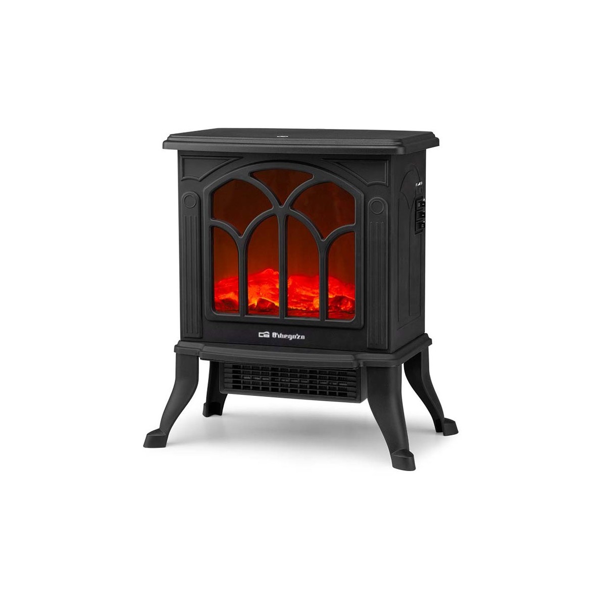 64,13 € - Chimenea Electrica 9020 Negra 1500w