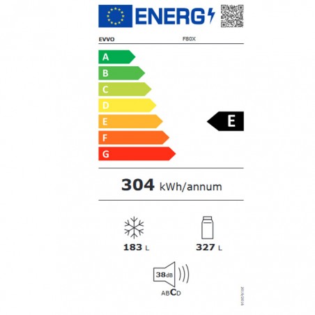 Frigorifico Americano Evvo F80X de 183cm No Frost