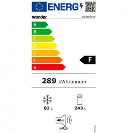 Frigorifico Combi Wonder WC2600FNF No Frost 201cm
