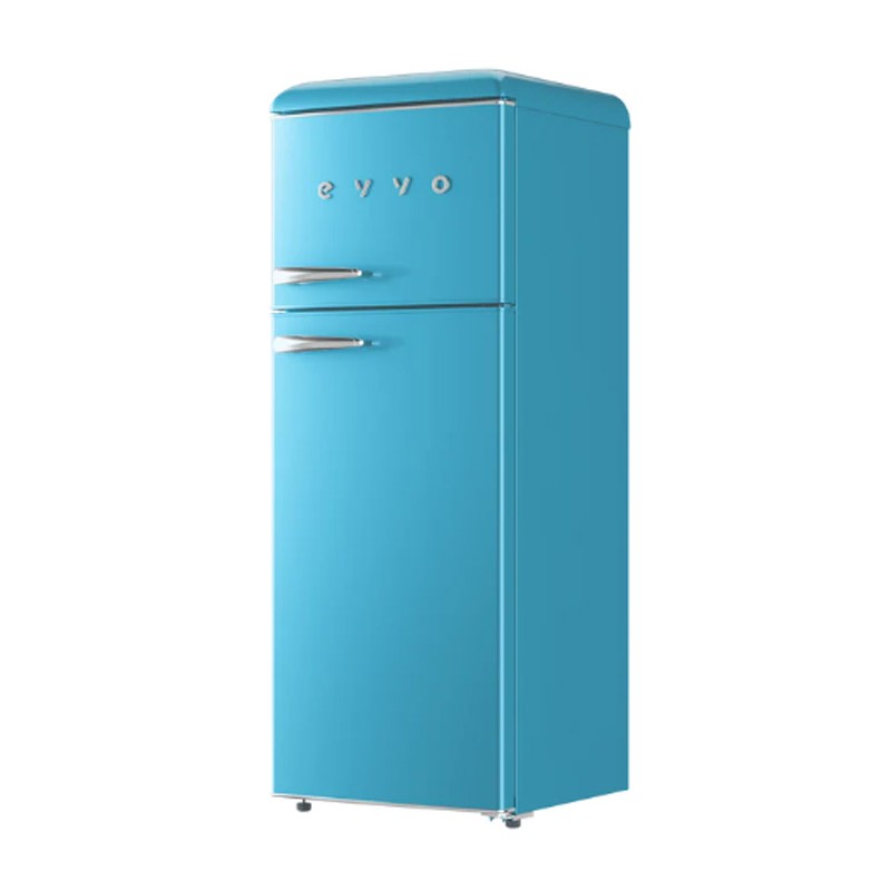 Frigorifico Evvo F45BL de 148cm Ciclico Retro Azul Pastel